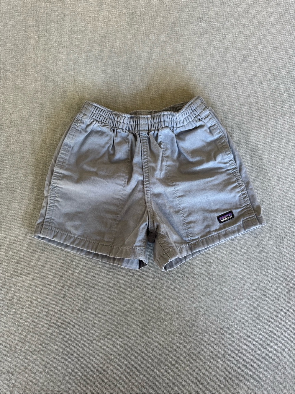 Patagonia Light Blue Elastic-Waist Kids Shorts